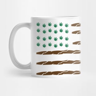 In Weed I Trust American Blunt Flag Mug